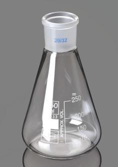 Колба Эрленмейера 1000 мл, стекло, до 500 °С, шлиф 29/32, 10 шт/уп.
