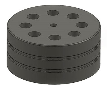 Платформа для 8 пробирок объемом 15 мл DNS-D, Glassco