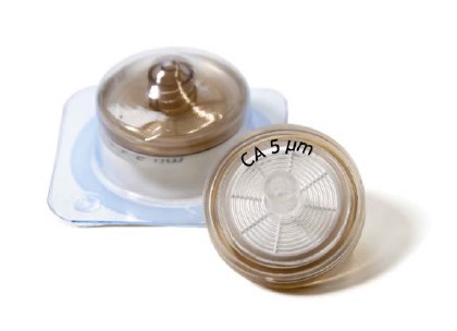 Фильтрующая насадка, d пор 0,2 мкм, d мембраны 25 мм, ацетат целлюлозы, стерильные, ABLUO, 50 шт., GVS