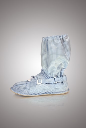 Бахилы для чистых помещений, укороченные, на твердой подошве из износостойкого листового материала, без молнии Фото 5