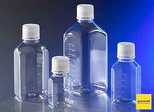 Бутыль 30 мл, ПЭВД, d горла внутренний 31,7 мм, с завинчивающейся крышкой, квадратная, 120 шт/кор.