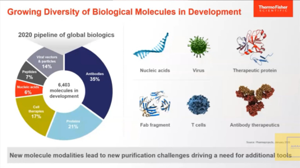 Growing diversity of Biological Mollecules in Development