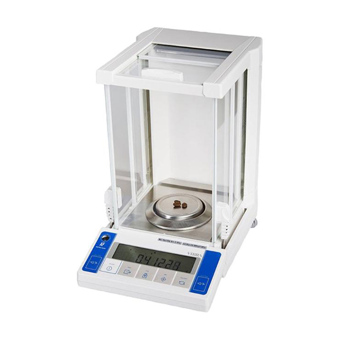  Весы аналитические, 92 г/220 г/0,01 мг/0,1 мг, внутренняя калибровка, с поверкой, AF-225DRCE, Vibra, Япония