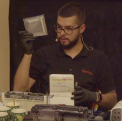 Пластина с гелем