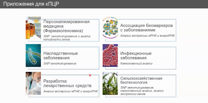 Приложения для кПЦР