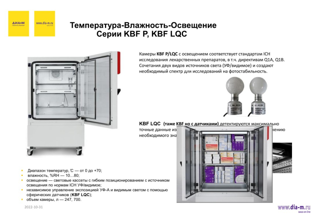 Температура-Влажность-Освещение Серии KBF P, KBF LQC
