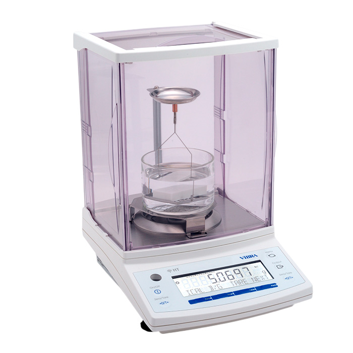  Весы аналитические, 220 г/0,1 мг, внешняя калибровка, с поверкой, HT-224CE, Vibra, Япония