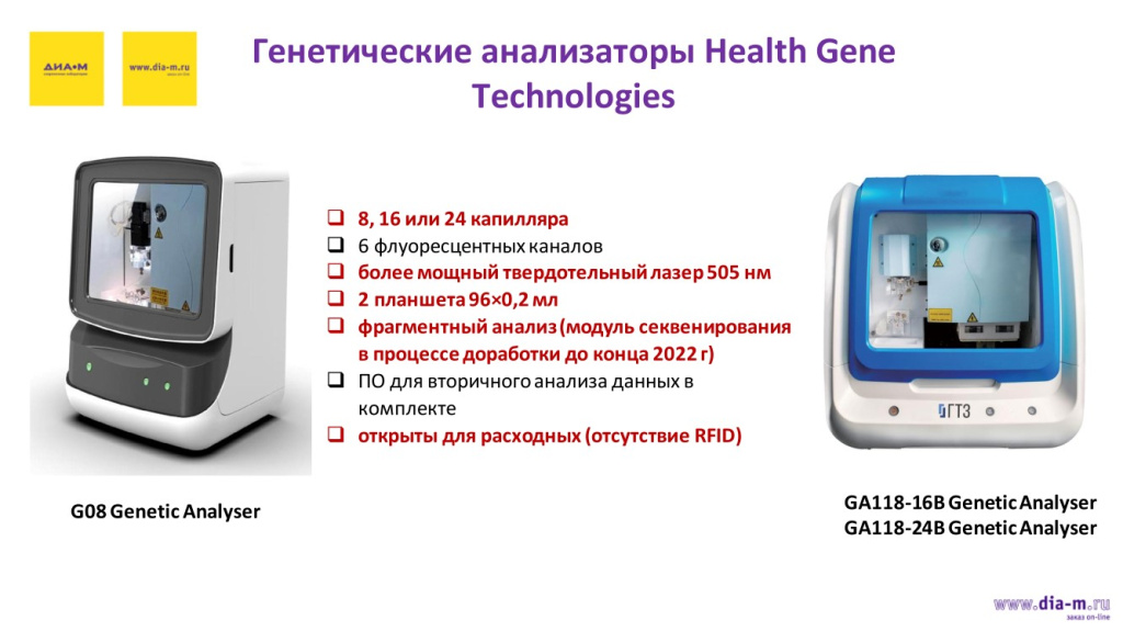 Генетичские анализаторы Health Gene Technologies-2