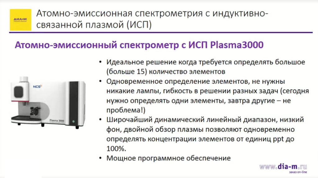 Атомно-эмиссионная спектрометрия с индуктивно-связанной плазмой (ИСП)