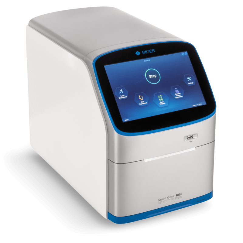 ДНК-амплификатор в "реальном времени" QuantGene 9600 имеет 5 каналов детекции обеспечивающих точный и стабильный количественный анализ флуоресценции, термоэлектрическую технологию охлаждения, 6 независимых температурных зон для оптимизации условий эксперимента, возможность хранения образца при 4 °C и систему автоматического осушения конденсата.