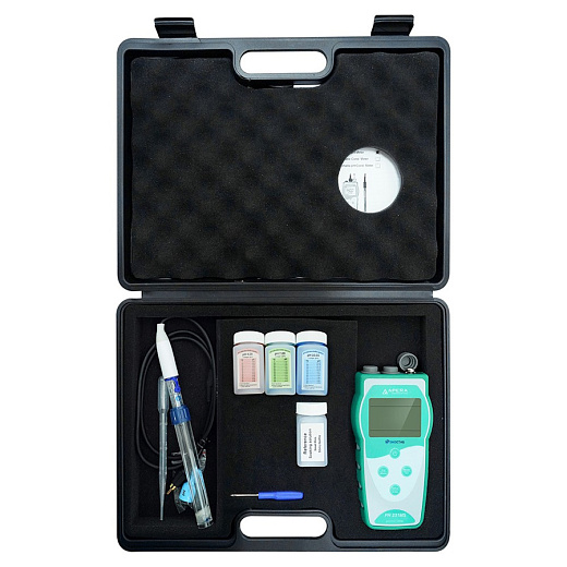 рН-метр, 0-14±0,01, портативный, электрод LabSen 243-6, PH231MS, серия 230, для микрообъемов, с кейсом, Apera Instruments