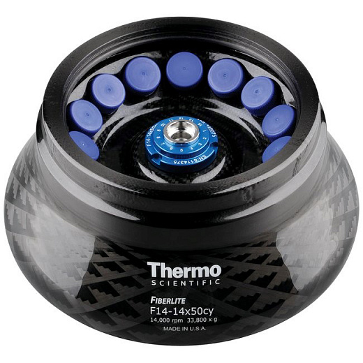 Ротор угловой Fiberlite F14-14 x 50cy, 14000 об/мин, 33746 g, 14 x 50 мл, Thermo FS