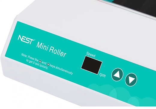 Роллер-мини для пробирок и бутылей, 0,5-80 об/мин, 11 роликов, панель управления