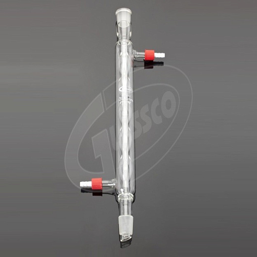 Холодильник спиральный, L 250 мм, керн 19/26, муфта 19/26Холодильник спиральный, L 250 мм, керн 19/26, муфта 19/26, винтовое, Glassco