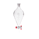 Воронка делительная, 1000 мл, грушевидная, шлиф 29/32, кран ПТФЭ, пробка ПП, 1 шт/уп, Duran (DWK)