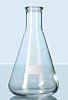 Колба Эрленмейера 100 мл, стекло, до 500°C, узкое горло, 10 шт/уп