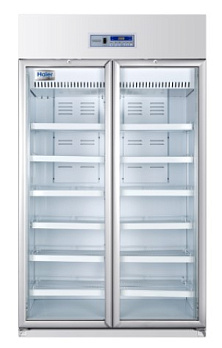 Холодильник, 890 л, +2…+8 °C, две двери со стеклом, HYC-940, Haier