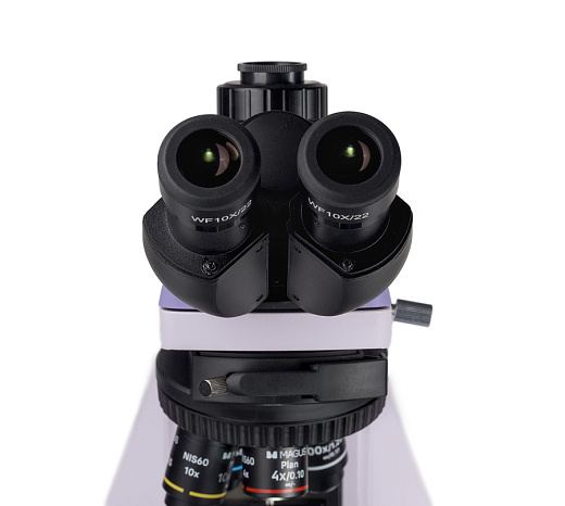 Микроскоп MAGUS Bio 260T, прямой, тринокуляр/бинокуляр, СП, ТП, ФК, Пол, планахромат 4×, 10×, 40×, 100×МИ Фото 18