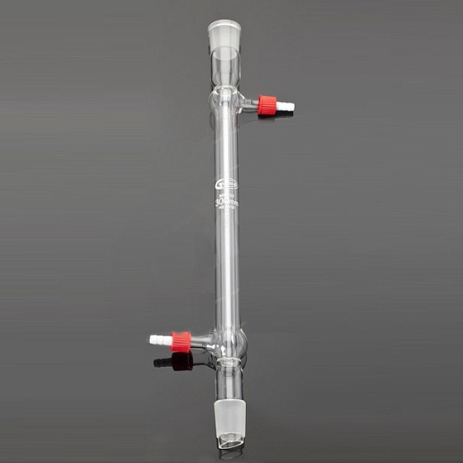 Холодильник с прямой трубкой, (холодильник Либиха), L 250 мм, керн 19/26, муфта 19/26, резьба, Glassco, Индия