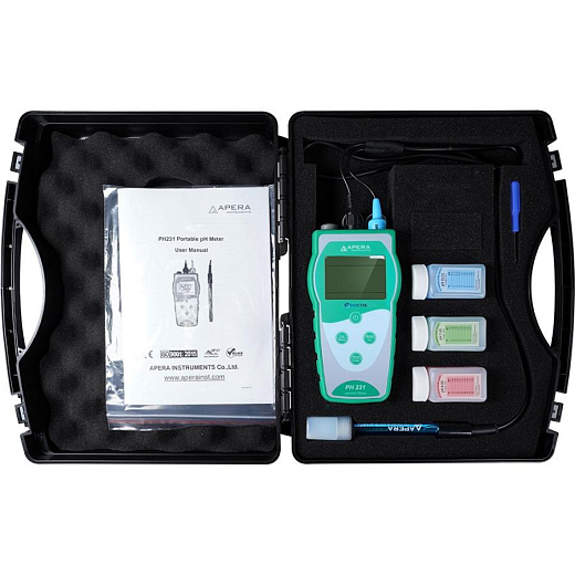 рН-метр, портативный, электрод 201T-F, PH231, серия 230 (кейс)