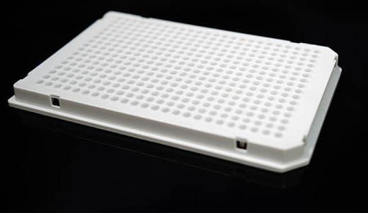 Планшеты для ПЦР, 384-лун., с юбкой, белые, полипропилен, 10 шт./уп., 50 шт./кор., Nest, Китай