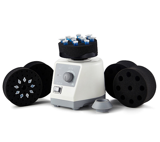 Вортекс 3 000 об/мин, амплитуда 4.0 мм, регулируемая скорость, сменные платформы, MX-S, с аксессуарами