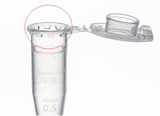 Пробирки типа Эппендорф, 5 мл, до 25000 g, стерильные, с защелкой, градуированные, цветные, ПП