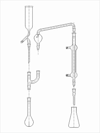 Дистилляционная установка Кьельдаля, 500 мл, схема, 1 шт., Glassco