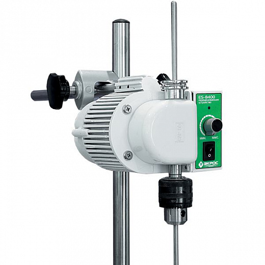 Мешалка верхнеприводная, до 40 л по воде, электронная, вязкость до 50000 мПа, ES-8400