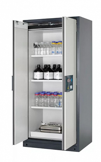 Шкафы для хранения ЛВЖ, 90 мин, ширина 59 – 119 см, распашные двери с системами AGT и TSA  Q-PEGASUS-90 Фото 4