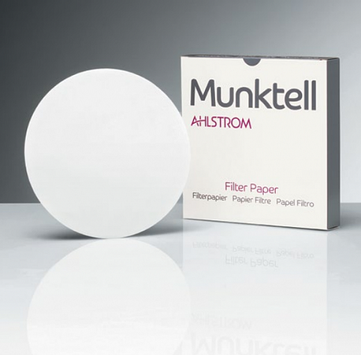 Фильтры зольные, круглые, тип 1F, d 150 мм, 80 г/м², 29 с/10 мл, 5-6 мкм, 100 шт Фото 2