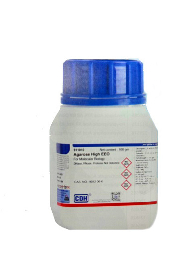 Агароза с низкой температурой плавления (легкоплавкая), около 35 oC (4% гель), для молекулярной биологии, CDH, Индия