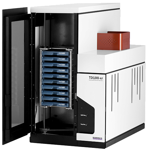 Автоматическая система двух стадийной термодесорбции TD100-xr,  совмещенная с устройством подачи проб, вместимость 100 трубок