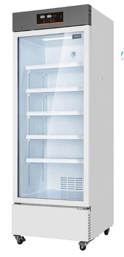 Холодильник +2…+8 °С, 316 л, стеклянная дверь, индикация влажности, MС-5L316, Midea