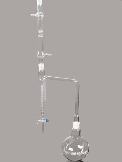 Дистиллятор стеклянный Дина–Старка, 1000 мл, 1 шт., Glassco