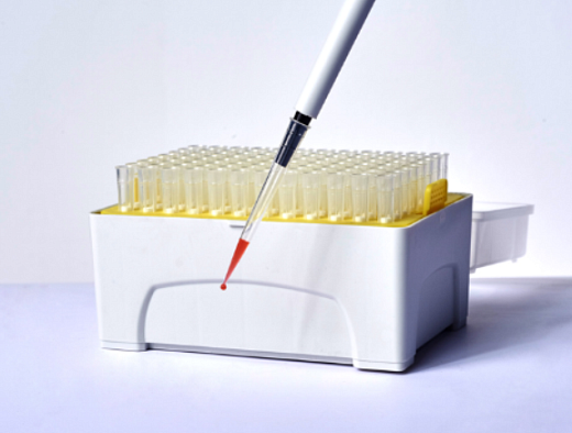 Наконечники до 200 мкл, универсальные, low retention, стерильные, без фильтра, прозрачные, Zerotip, 96 шт./штатив, 1920 шт./уп., Jet Biofil, Китай