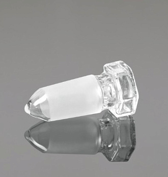Пробка стеклянная, полая, шлиф 12/21, по DIN 12252, 100 шт./уп., Glassco