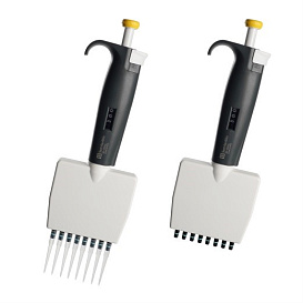 Автоматическая пипетка механическая 5-50 мкл, 8-канальная