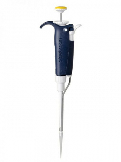 Автоматическая пипетка 1-10 мкл, Pipetman P10L, пластиковый сбрасыватель