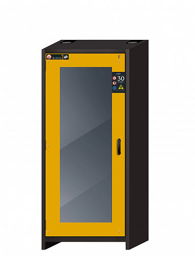 Шкафы для хранения ЛВЖ, 30 мин, ширина 86 см, панорамная дверь Q-DISPLAY-30 Фото 1