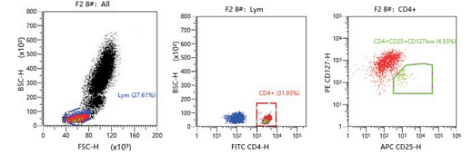 Набор для изучения регуляторных Т-клеток, 2 лазера, (CD45-FITC, CD3-PE-Cy5, CD4-PE-Cy7, CD8-APC-Cy7, CD25-APC, CD127-PE)