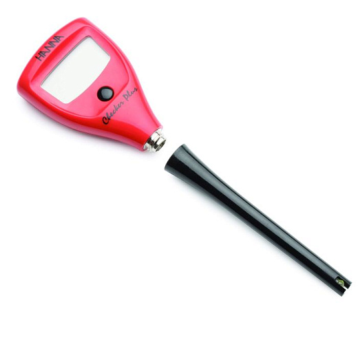 рН-метр, 0-14±0,2, карманный, рН-электрод HI1271, HI98103, Checker 1, легко сменяемый электрод, Hanna