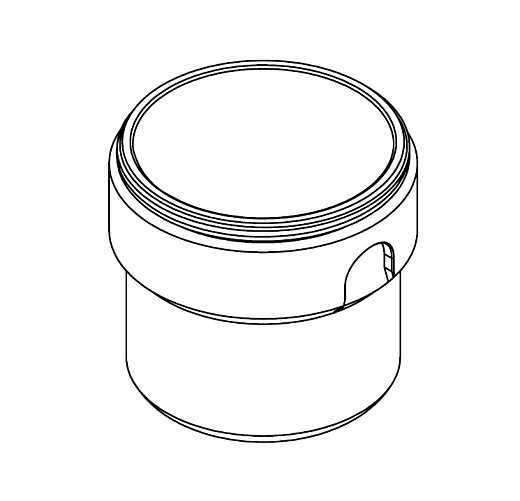 Стакан-бакет 750 мл, круглое дно, к ротору S750-4, без крышки, B750S, Hanil