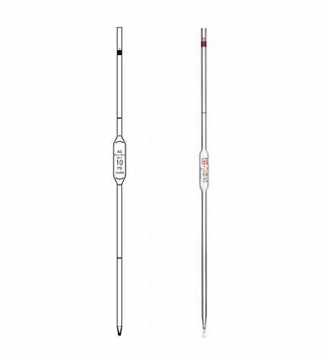 Пипетка Мора, 50 мл, НС, исполнение 2, 2 класс точности, одна метка, 1 шт.