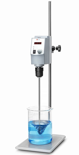 Мешалка верхнеприводная, до 40 л по  воде, до 2200 об/мин, OS40-Pro, комплект, DLab, Китай