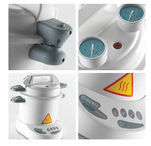 Автоклав вертикальный, 9 л, температура 121 °С, автоматический, Classic Media, Prestige Medical