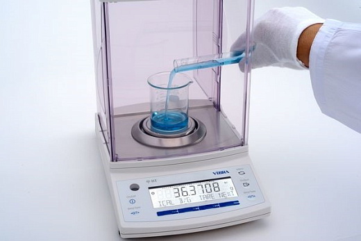 Весы аналитические, 80 г/0,1 мг, внутренняя калибровка, HT-84RCE, с поверкой, ViBRA