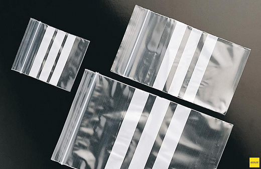 Пакеты 7×11 см, с молнией и маркировочными полосами, 1000 шт./уп.