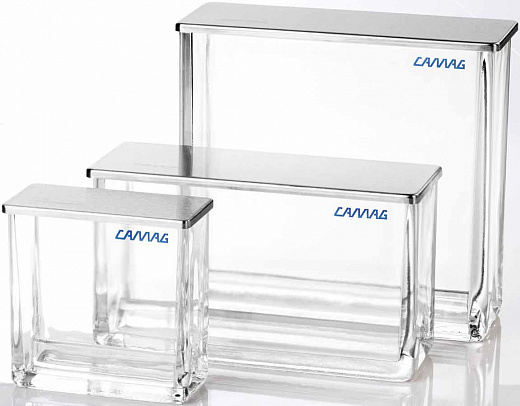 Камера двойная, крышка из стекла, для пластин 20×20 см