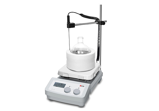 Мешалка магнитная, объём по воде 20 л, платформа 184×184 мм, нагрев до 550 °С, 100-1500 об/мин, MS7-H550-Pro package 2, со штативом, Dlab